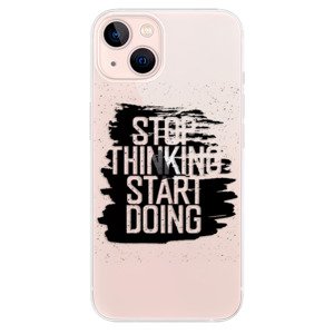 Odolné silikónové puzdro iSaprio - Start Doing - black - iPhone 13