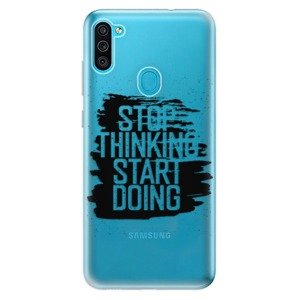 Odolné silikónové puzdro iSaprio - Start Doing - black - Samsung Galaxy M11