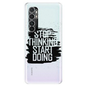 Odolné silikónové puzdro iSaprio - Start Doing - black - Xiaomi Mi Note 10 Lite