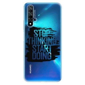 Odolné silikónové puzdro iSaprio - Start Doing - black - Huawei Nova 5T