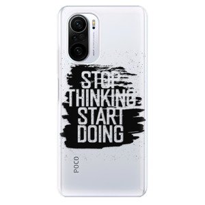 Odolné silikónové puzdro iSaprio - Start Doing - black - Xiaomi Poco F3