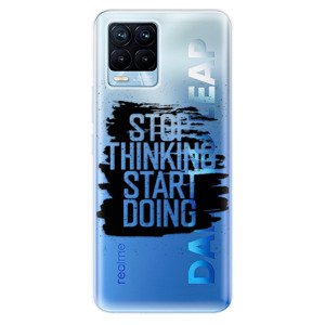 Odolné silikónové puzdro iSaprio - Start Doing - black - Realme 8 / 8 Pro