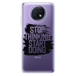 Odolné silikónové puzdro iSaprio - Start Doing - black - Xiaomi Redmi Note 9T