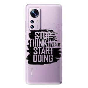 Odolné silikónové puzdro iSaprio - Start Doing - black - Xiaomi 12 / 12X