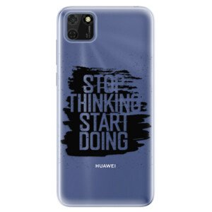 Odolné silikónové puzdro iSaprio - Start Doing - black - Huawei Y5p