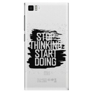 Plastové puzdro iSaprio - Start Doing - black - Xiaomi Mi3