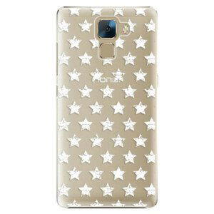 Plastové puzdro iSaprio - Stars Pattern - white - Huawei Honor 7