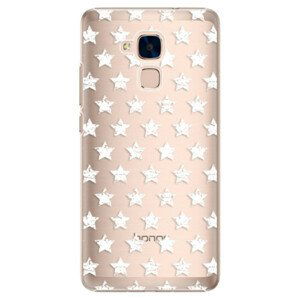Plastové puzdro iSaprio - Stars Pattern - white - Huawei Honor 7 Lite