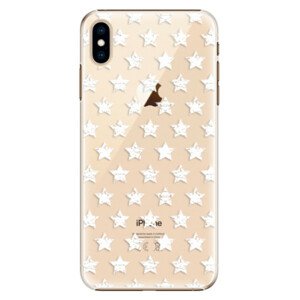 Plastové puzdro iSaprio - Stars Pattern - white - iPhone XS Max