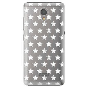 Plastové puzdro iSaprio - Stars Pattern - white - Lenovo P2