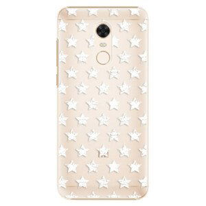 Plastové puzdro iSaprio - Stars Pattern - white - Xiaomi Redmi 5 Plus