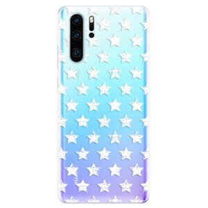 Odolné silikonové pouzdro iSaprio - Stars Pattern - white - Huawei P30 Pro