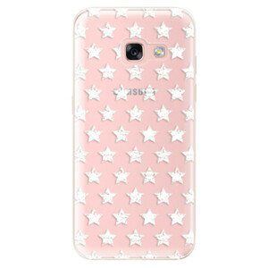 Odolné silikónové puzdro iSaprio - Stars Pattern - white - Samsung Galaxy A3 2017