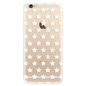 Odolné silikónové puzdro iSaprio - Stars Pattern - white - iPhone 6/6S