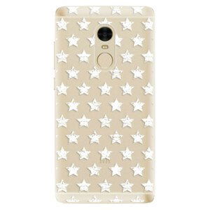 Odolné silikónové puzdro iSaprio - Stars Pattern - white - Xiaomi Redmi Note 4