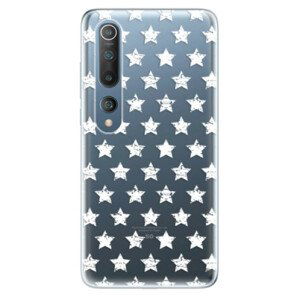 Odolné silikónové puzdro iSaprio - Stars Pattern - white - Xiaomi Mi 10 / Mi 10 Pro