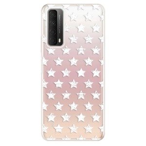 Odolné silikónové puzdro iSaprio - Stars Pattern - white - Huawei P Smart 2021