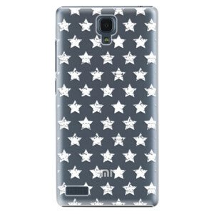 Plastové puzdro iSaprio - Stars Pattern - white - Xiaomi Redmi Note