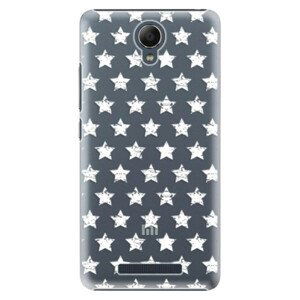 Plastové puzdro iSaprio - Stars Pattern - white - Xiaomi Redmi Note 2