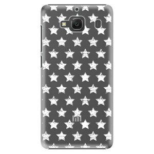 Plastové puzdro iSaprio - Stars Pattern - white - Xiaomi Redmi 2