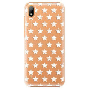 Plastové puzdro iSaprio - Stars Pattern - white - Huawei Y5 2019