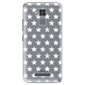 Plastové puzdro iSaprio - Stars Pattern - white - Asus ZenFone 3 Max ZC520TL