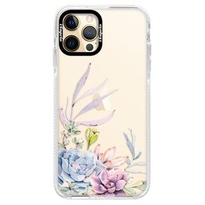 Silikónové puzdro Bumper iSaprio - Succulent 01 - iPhone 12 Pro Max