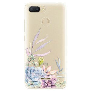 Odolné silikónové puzdro iSaprio - Succulent 01 - Xiaomi Redmi 6