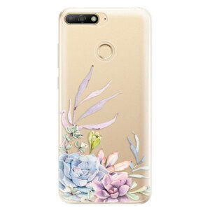 Odolné silikónové puzdro iSaprio - Succulent 01 - Huawei Y6 Prime 2018