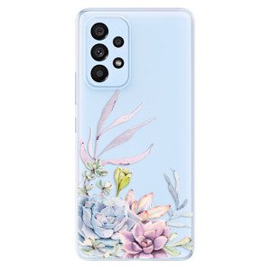 Odolné silikónové puzdro iSaprio - Succulent 01 - Samsung Galaxy A73 5G