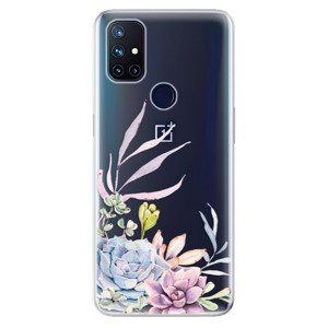 Odolné silikónové puzdro iSaprio - Succulent 01 - OnePlus Nord N10 5G