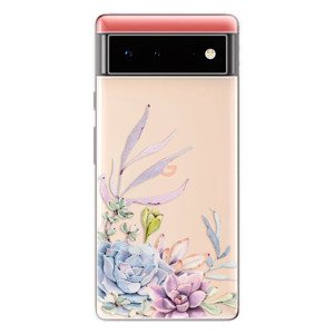 Odolné silikónové puzdro iSaprio - Succulent 01 - Google Pixel 6 5G