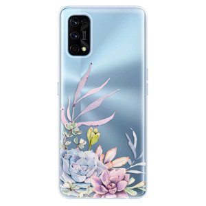 Odolné silikónové puzdro iSaprio - Succulent 01 - Realme 7 Pro