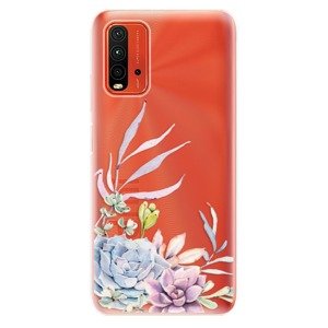 Odolné silikónové puzdro iSaprio - Succulent 01 - Xiaomi Redmi 9T