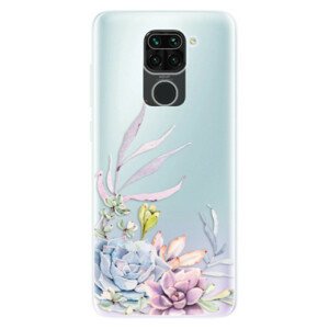 Odolné silikónové puzdro iSaprio - Succulent 01 - Xiaomi Redmi Note 9