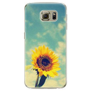 Plastové puzdro iSaprio - Sunflower 01 - Samsung Galaxy S6 Edge Plus