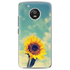 Plastové puzdro iSaprio - Sunflower 01 - Lenovo Moto G5