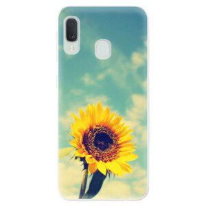 Odolné silikónové puzdro iSaprio - Sunflower 01 - Samsung Galaxy A20e