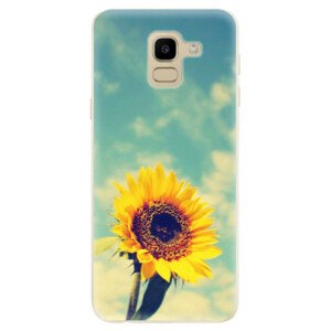 Odolné silikónové puzdro iSaprio - Sunflower 01 - Samsung Galaxy J6