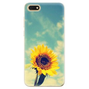 Odolné silikónové puzdro iSaprio - Sunflower 01 - Huawei Honor 7S