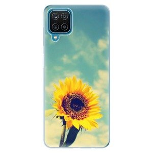 Odolné silikónové puzdro iSaprio - Sunflower 01 - Samsung Galaxy A12