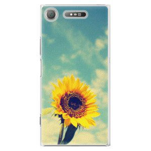 Plastové puzdro iSaprio - Sunflower 01 - Sony Xperia XZ1