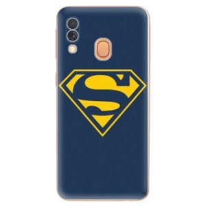 Odolné silikónové puzdro iSaprio - Superman 03 - Samsung Galaxy A40