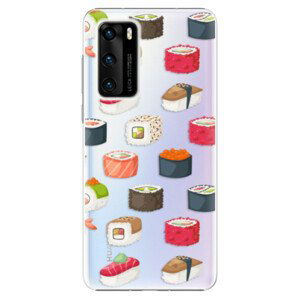 Plastové puzdro iSaprio - Sushi Pattern - Huawei P40