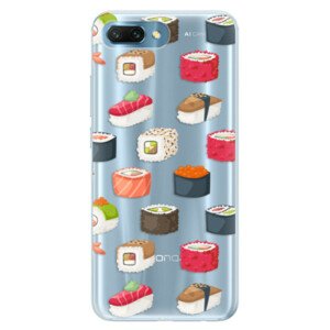 Silikónové puzdro iSaprio - Sushi Pattern - Huawei Honor 10