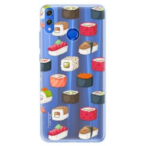 Silikónové puzdro iSaprio - Sushi Pattern - Huawei Honor 8X