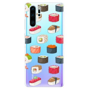 Odolné silikonové pouzdro iSaprio - Sushi Pattern - Huawei P30 Pro