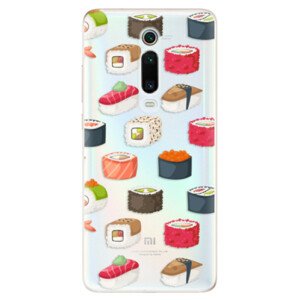 Odolné silikónové puzdro iSaprio - Sushi Pattern - Xiaomi Mi 9T Pro