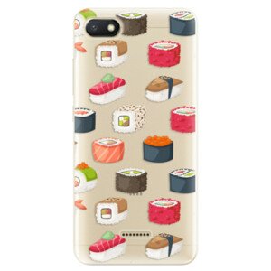 Odolné silikónové puzdro iSaprio - Sushi Pattern - Xiaomi Redmi 6A