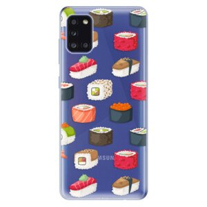 Odolné silikónové puzdro iSaprio - Sushi Pattern - Samsung Galaxy A31